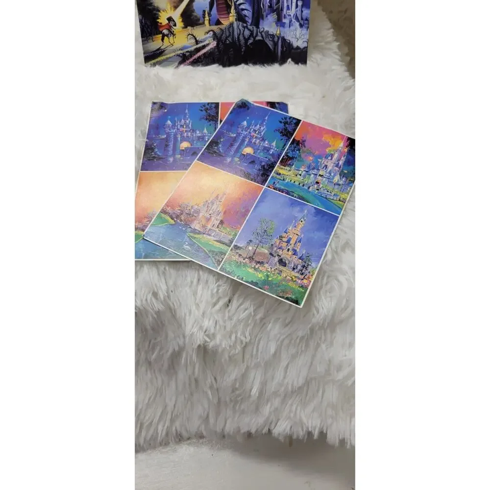 Vintage Disney Lot of 5 Postcards Maleficent Snow White Disney Castles READ - Picture 3 of 14
